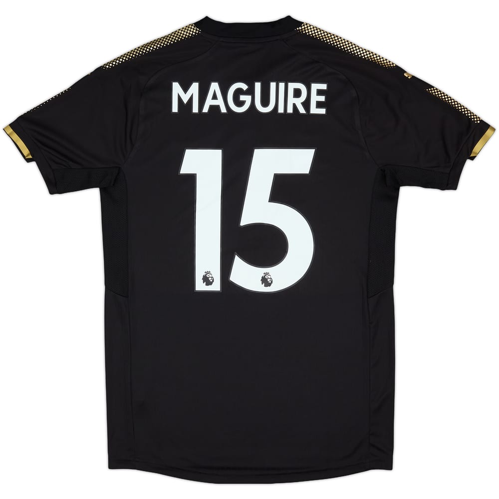 2017-18 Leicester Away Shirt Maguire #15 (S)
