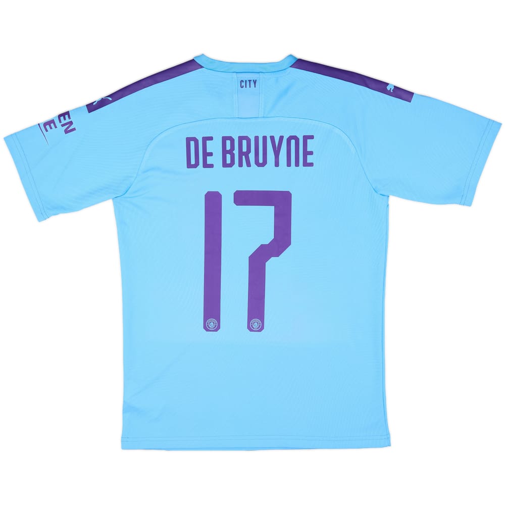 2019-20 Manchester City Home Shirt De Bruyne #17 (S)