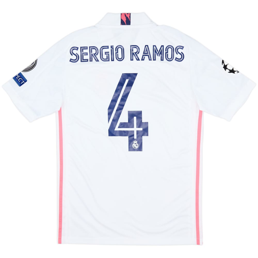 2020-21 Real Madrid Home Shirt Sergio Ramos #4 (S)