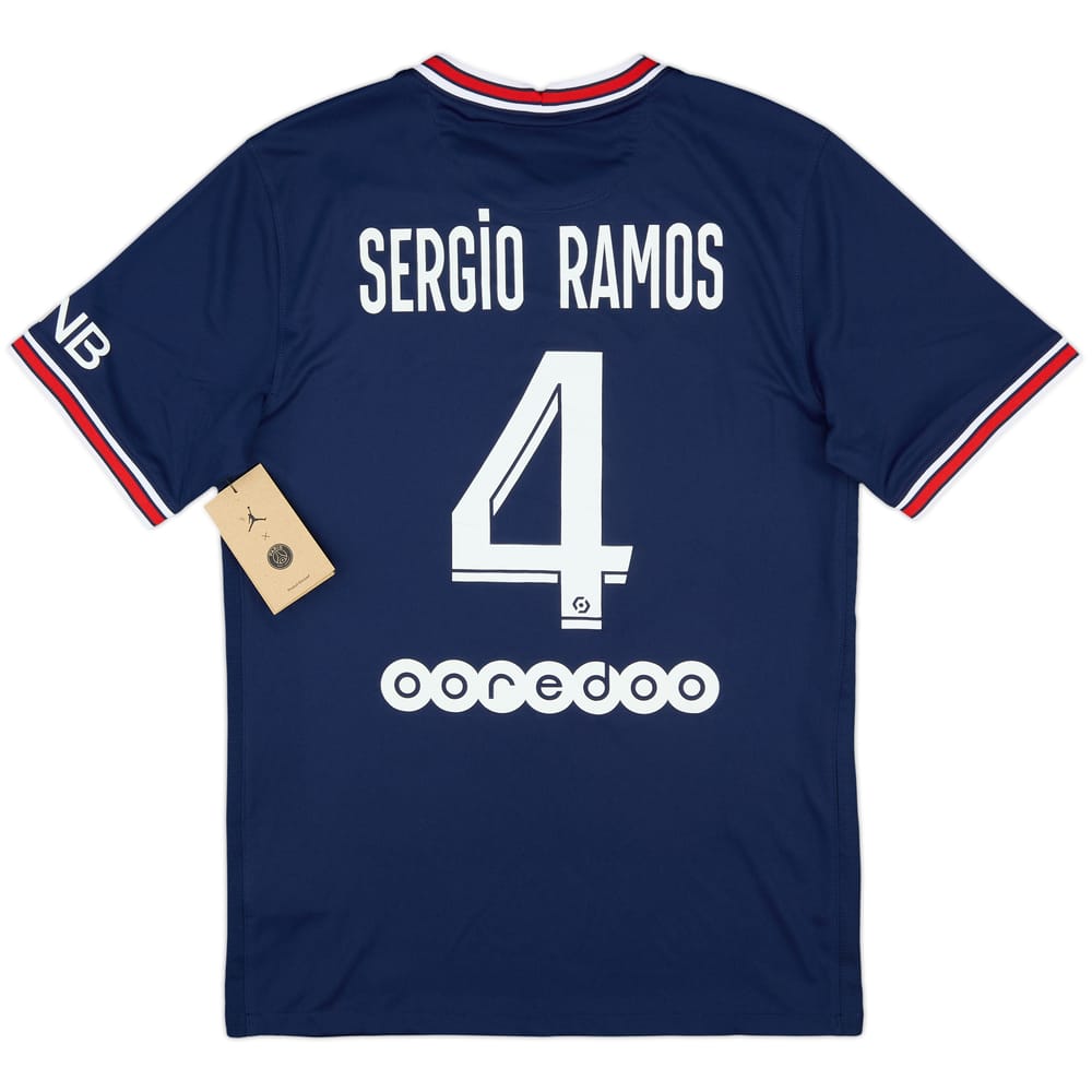 2021-22 Paris Saint-Germain Home Shirt Sergio Ramos #4 (S)