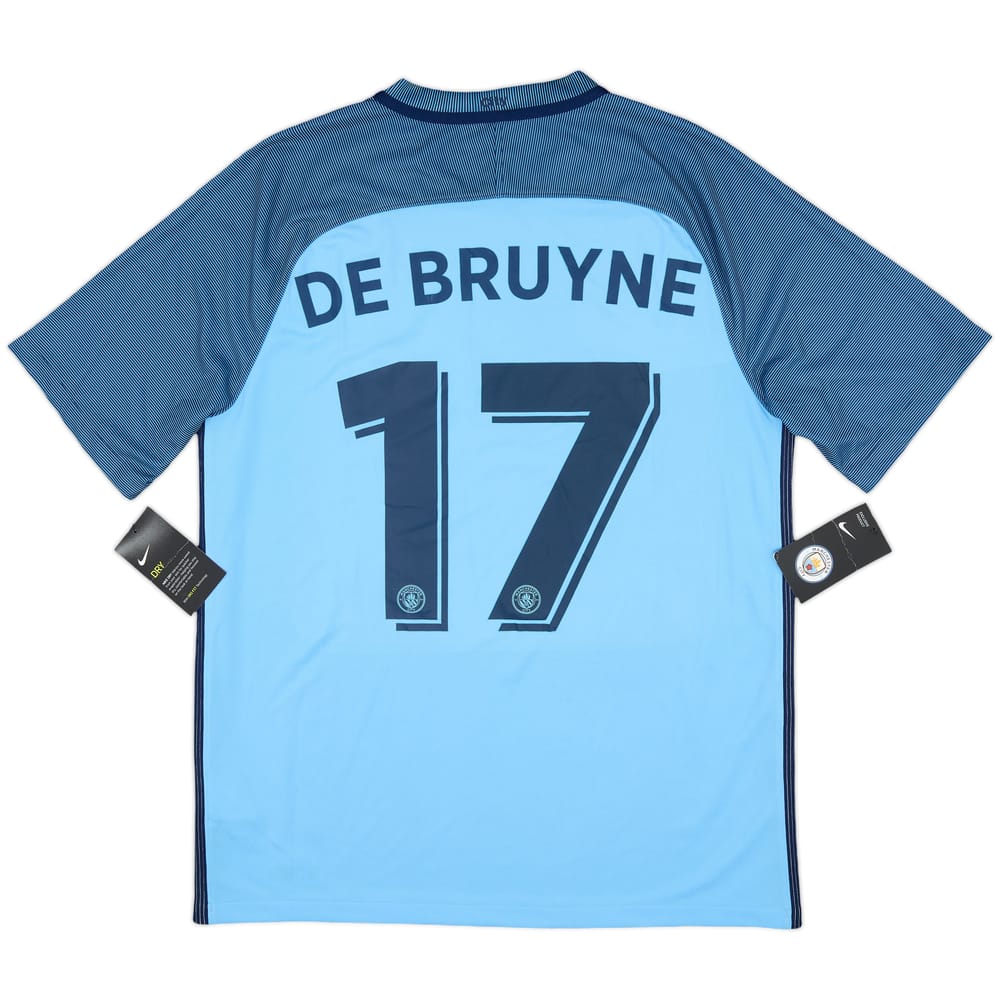 2016-17 Manchester City Home Shirt De Bruyne #17 (L)