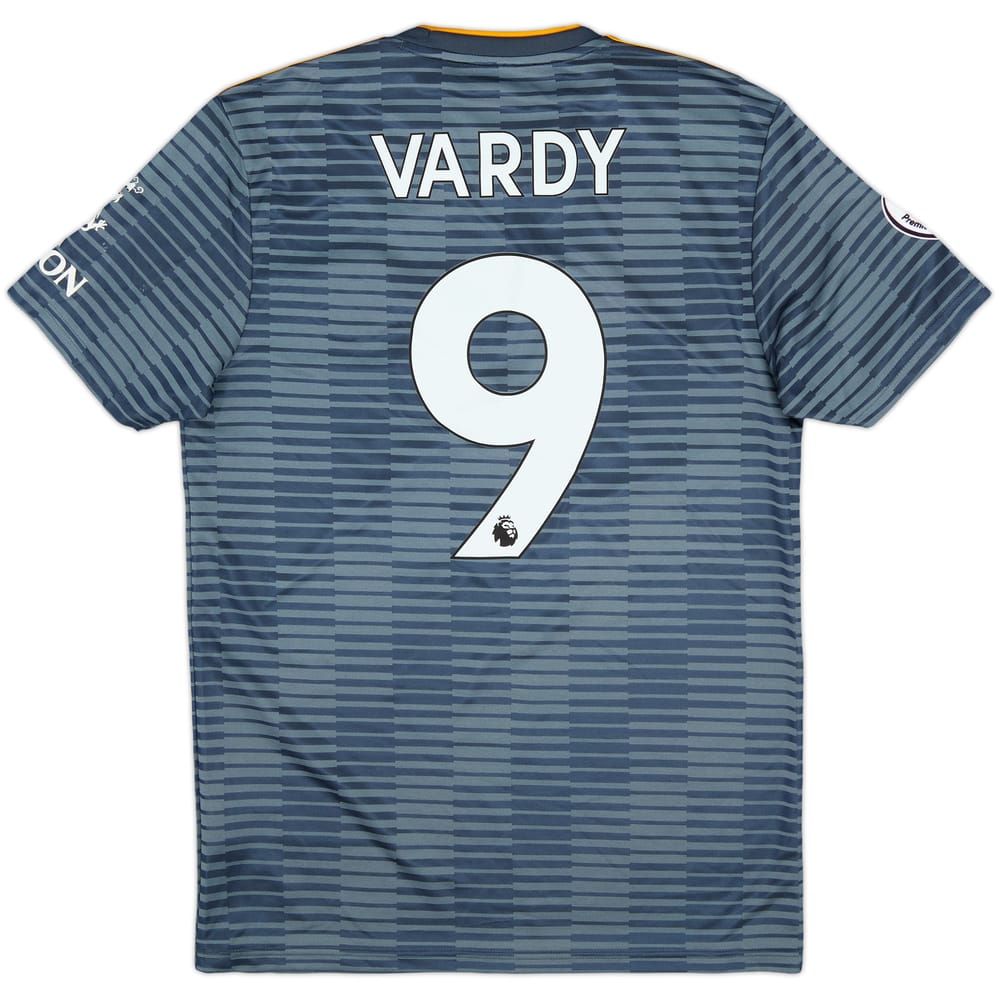 2018-19 Leicester Away Shirt Vardy #9 (S)