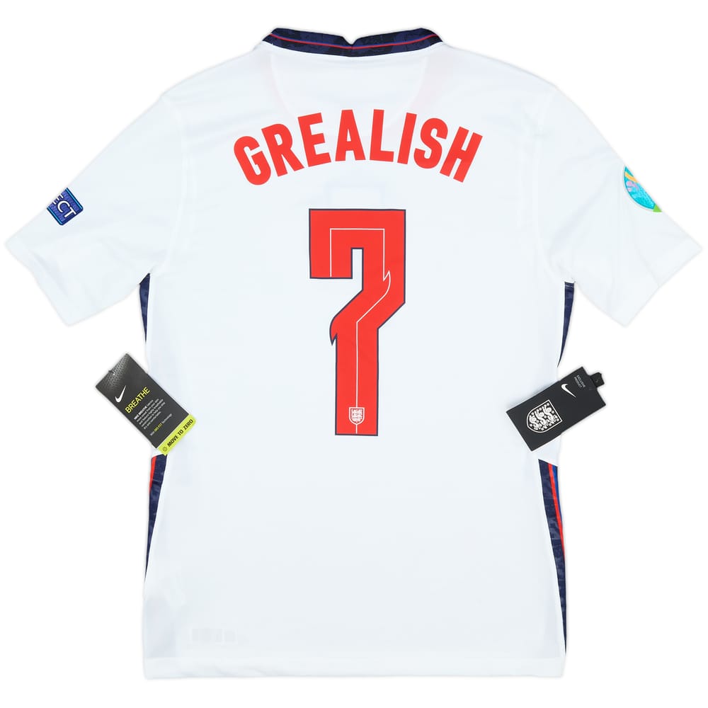 2020-22 England Home Shirt Grealish #7 (S)