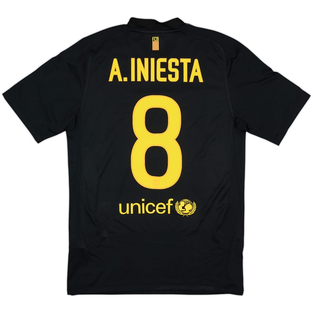 2011-12 Barcelona Away Shirt A.Iniesta #8 - 8/10 - (S)