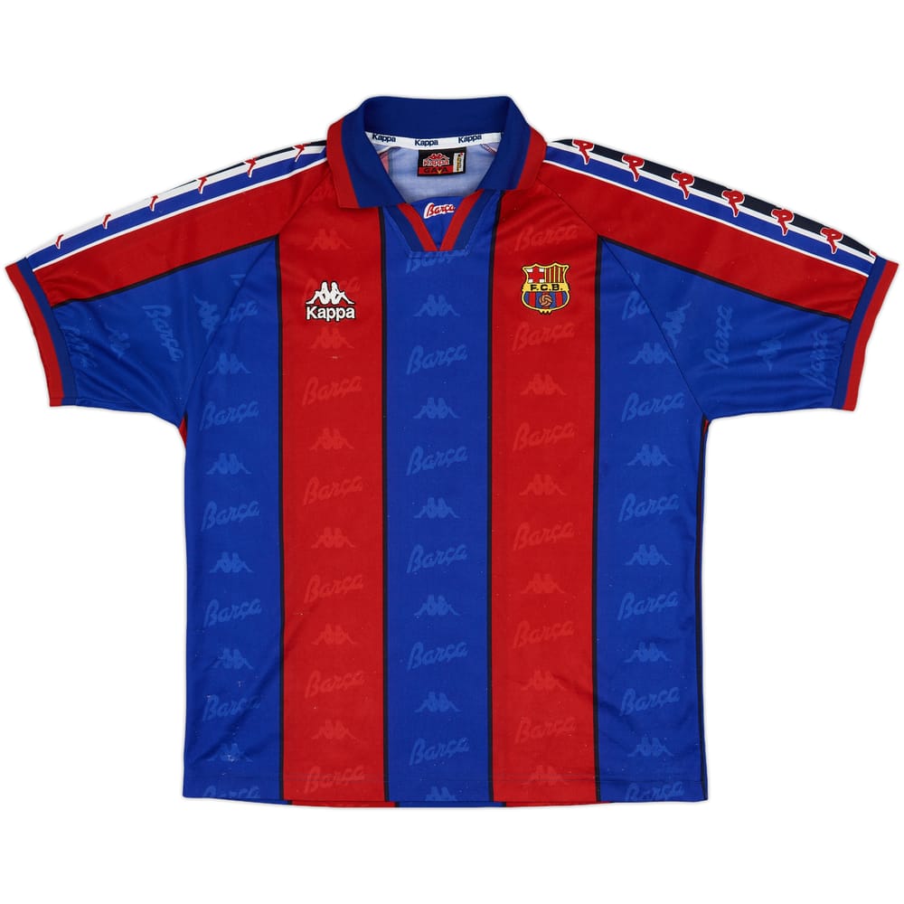 1995-97 Barcelona Home Shirt - 9/10 - (L)