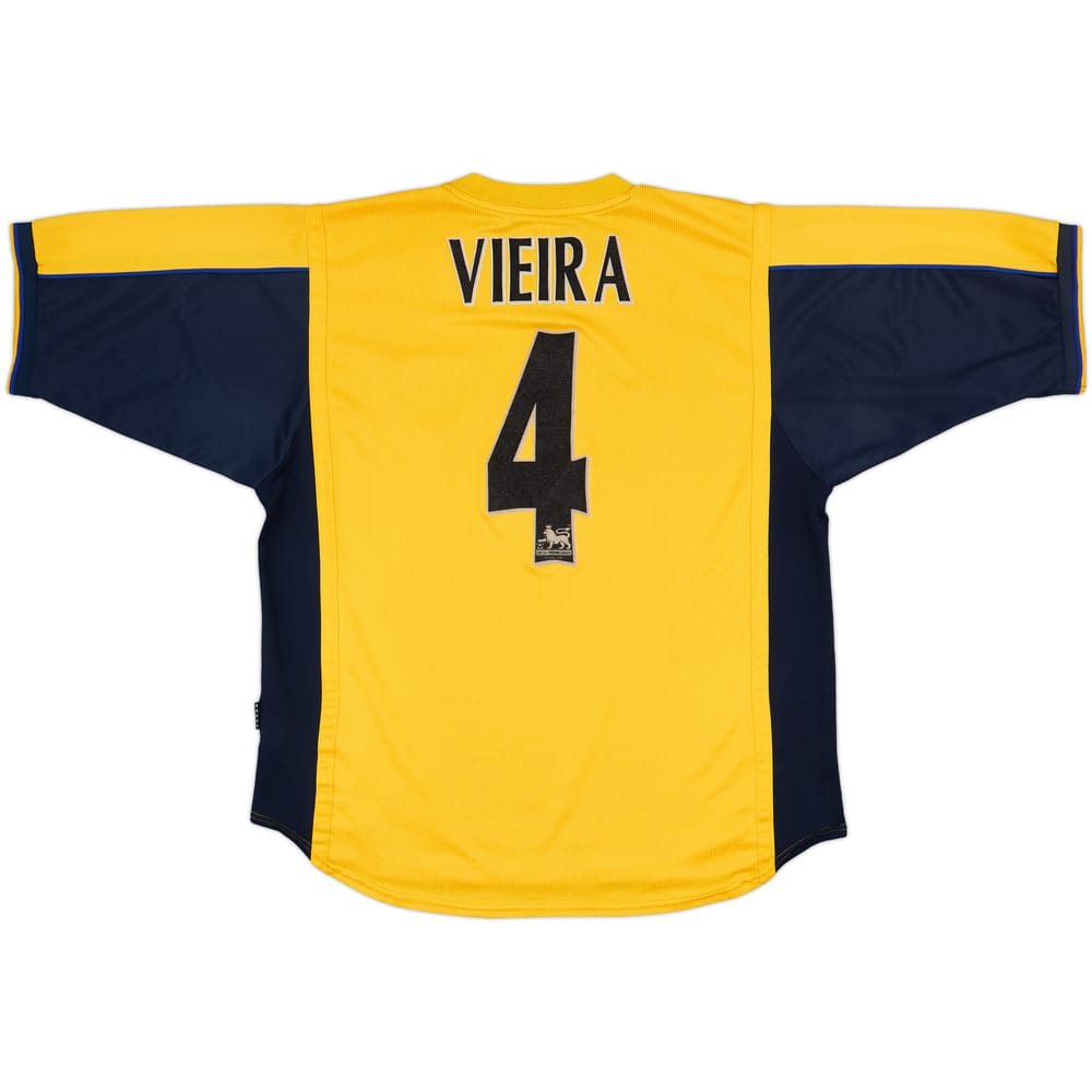 1999-01 Arsenal Away Shirt Vieira #4 - 8/10 - (XL)