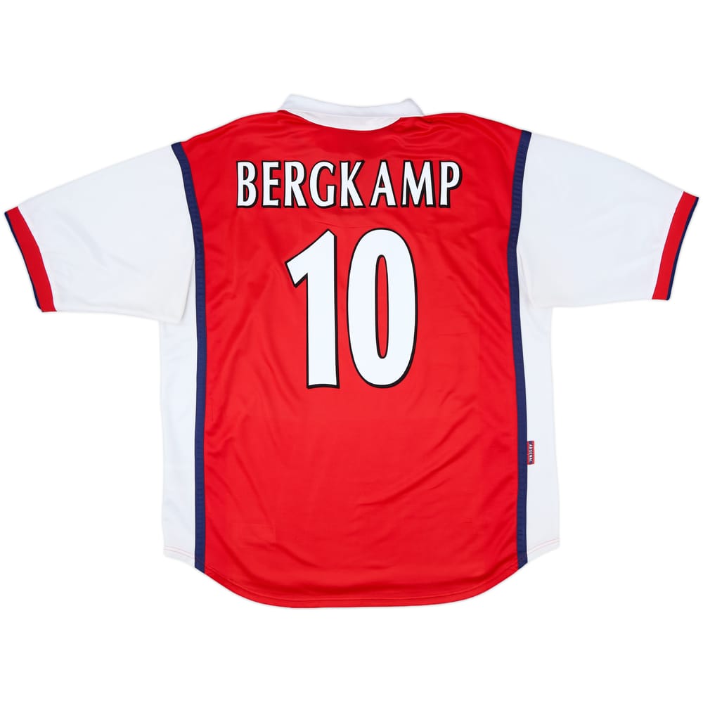 1998-99 Arsenal Home Shirt Bergkamp #10 - 7/10 - (XL)
