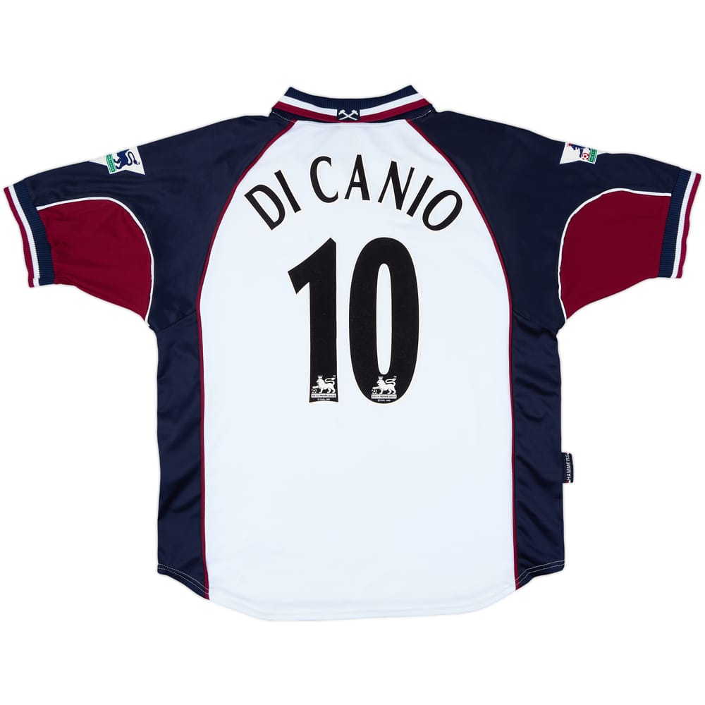 1999-01 West Ham Away Shirt Di Canio #10 - 8/10 - (XL)