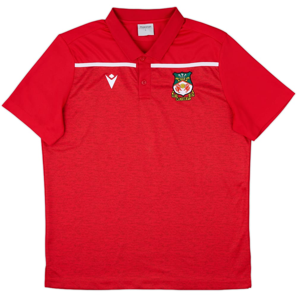 2018-19 Wrexham Macron Polo Shirt - 8/10 - (L)