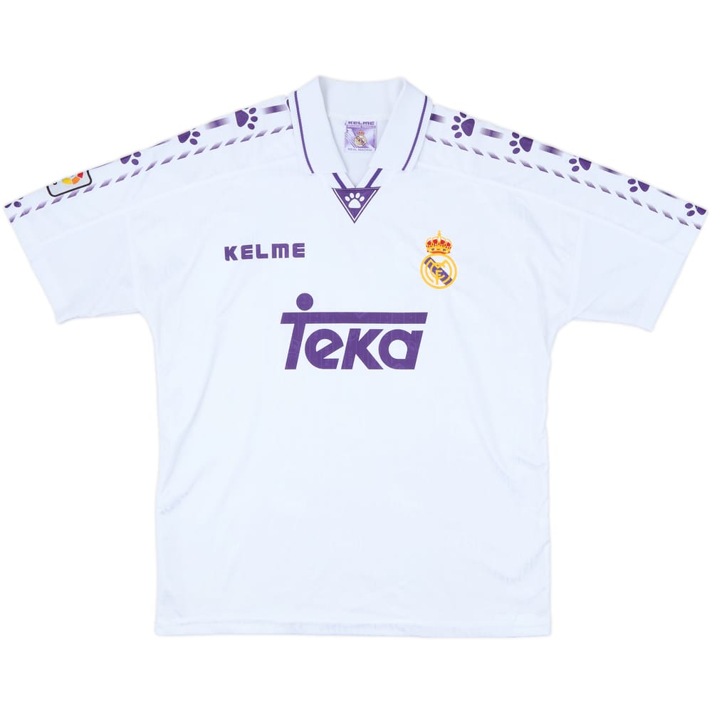 1996-97 Real Madrid Home Shirt - 8/10 - (XL)