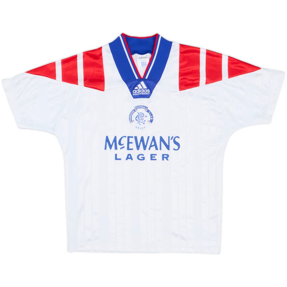 1992-93 Rangers Away Shirt - 8/10 - (M.Boys)