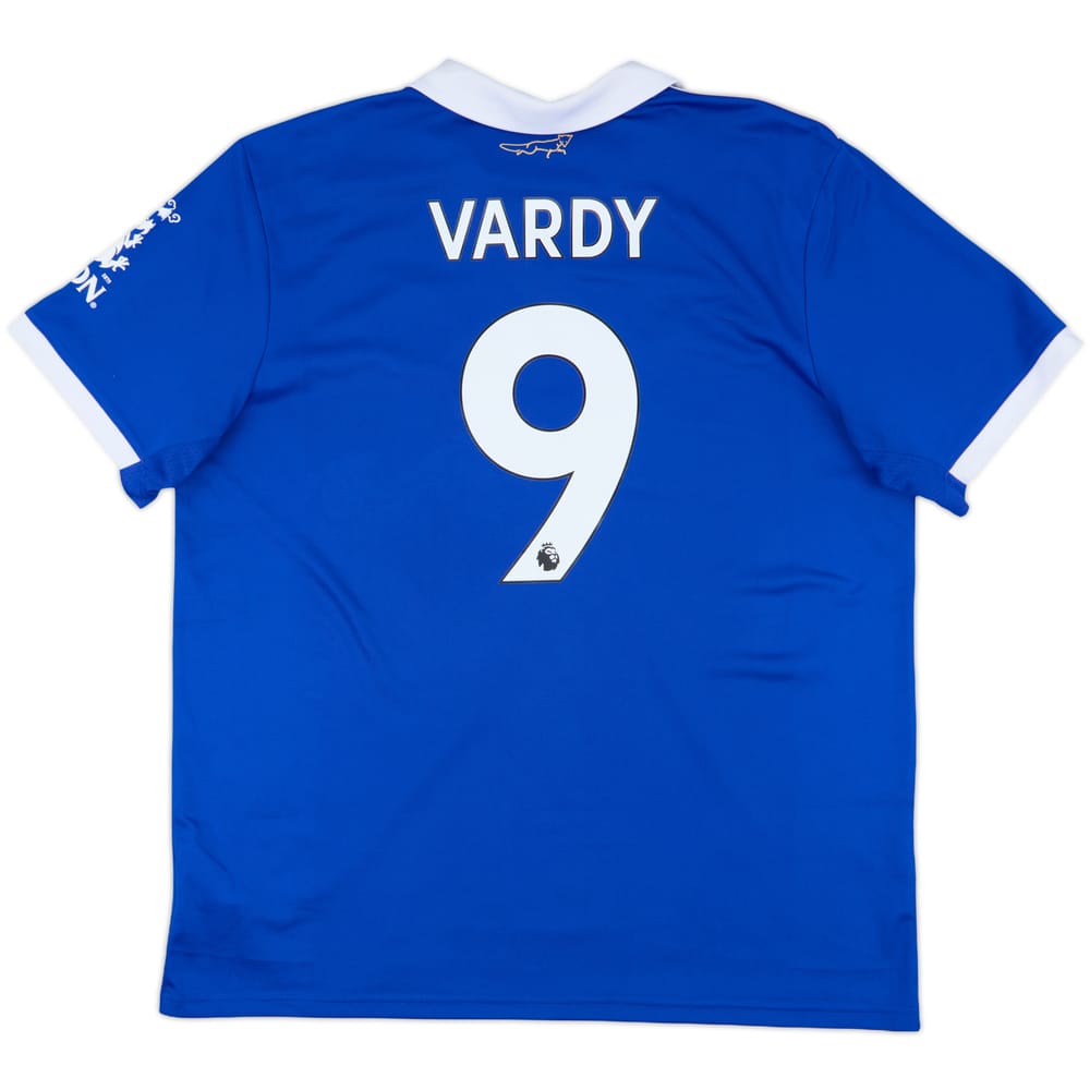 2022-23 Leicester Home Shirt Vardy #9 - 8/10 - (XL)
