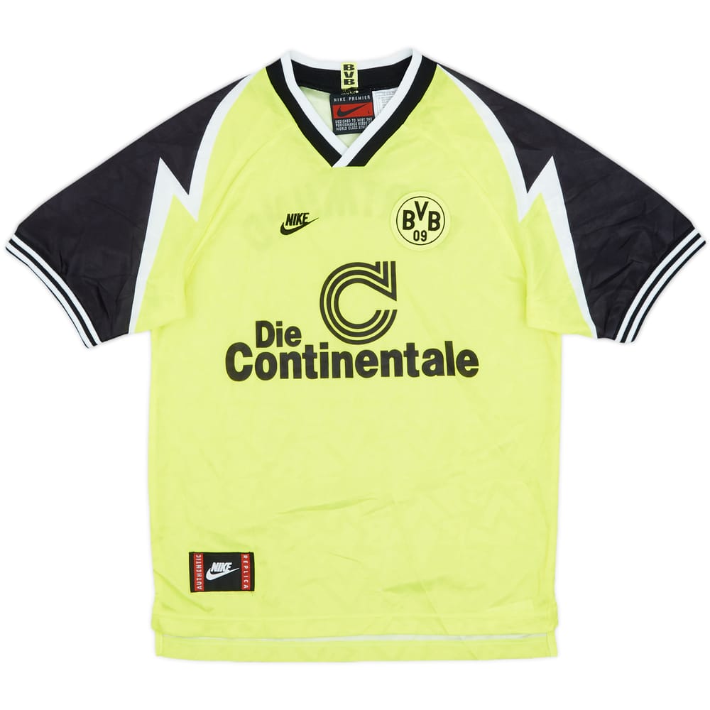 1995-96 Borussia Dortmund Home Shirt - 8/10 - (L.Boys)