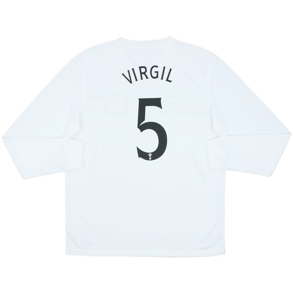 2014-15 Celtic European Third L/S Shirt Virgil #5 - 8/10 - (L)
