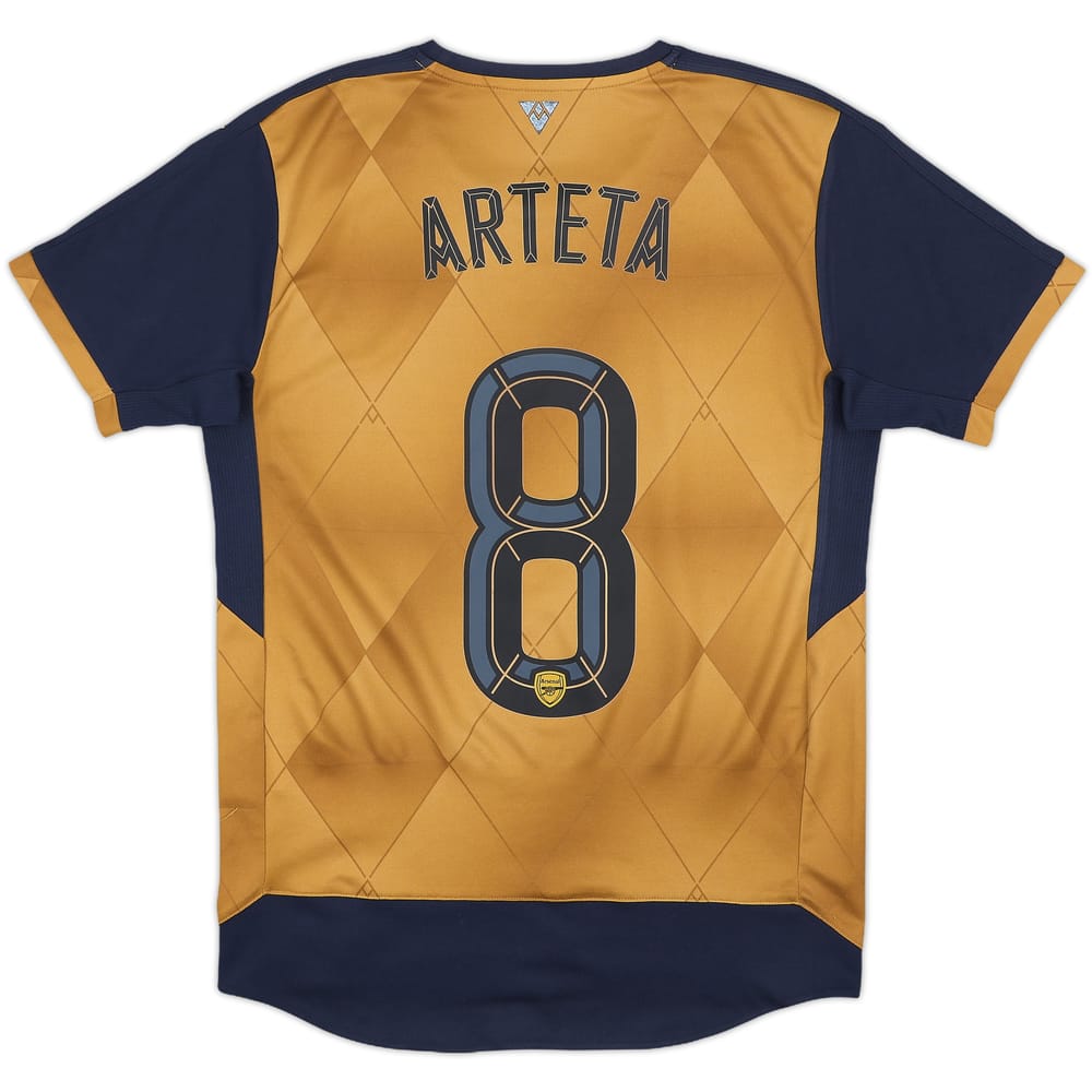 2015-16 Arsenal Away Shirt Arteta #8 - 8/10 - (S)