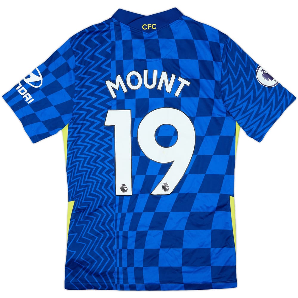 2021-22 Chelsea Home Shirt Mount #19 - 7/10 - (S)
