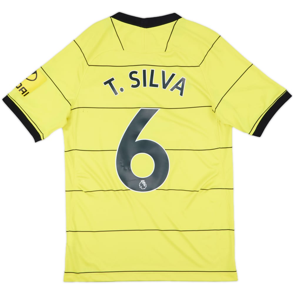 2021-22 Chelsea Away Shirt T.Silva #6 - 7/10 - (S)