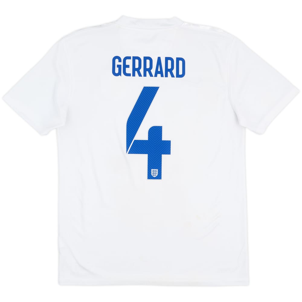 2014-15 England Home Shirt Gerrard #4 - 6/10 - (M)