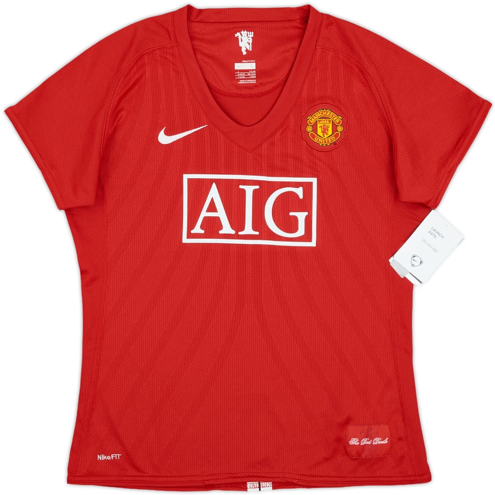 2007-09 Manchester United Home Shirt (Women's L)