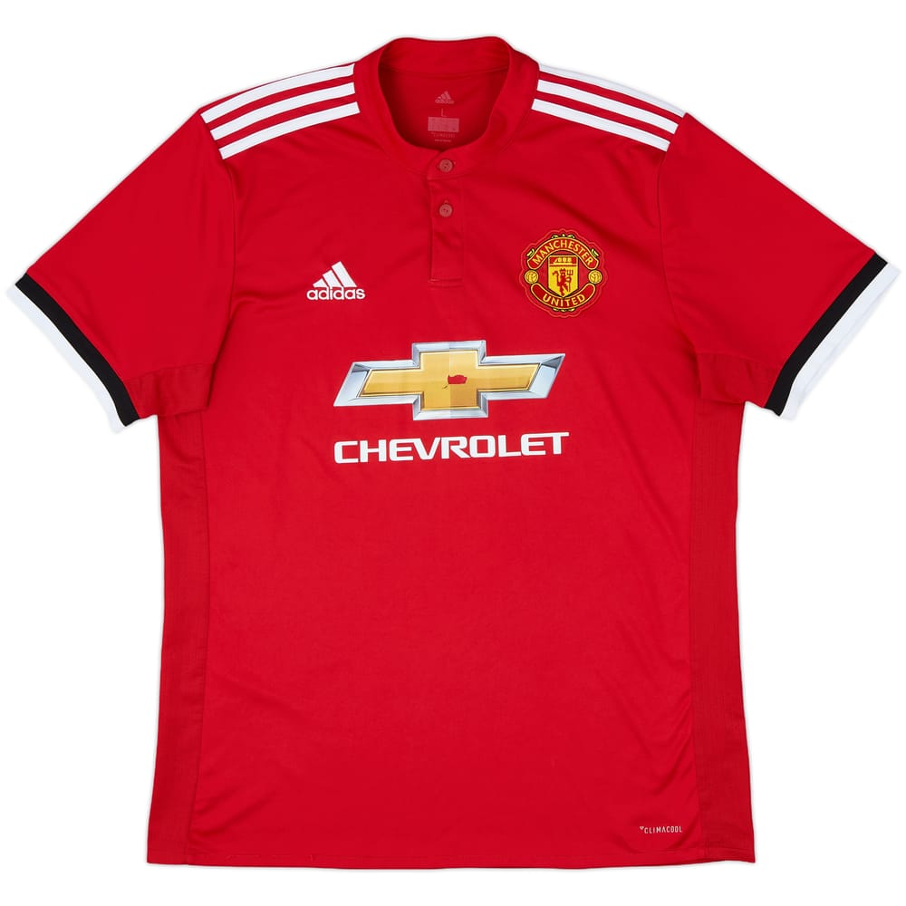 2017-18 Manchester United Home Shirt - 4/10 - (L)