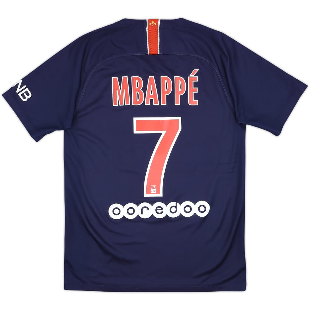 2018-19 Paris Saint-Germain Home Shirt Mbappe #7 - 7/10 - (S)