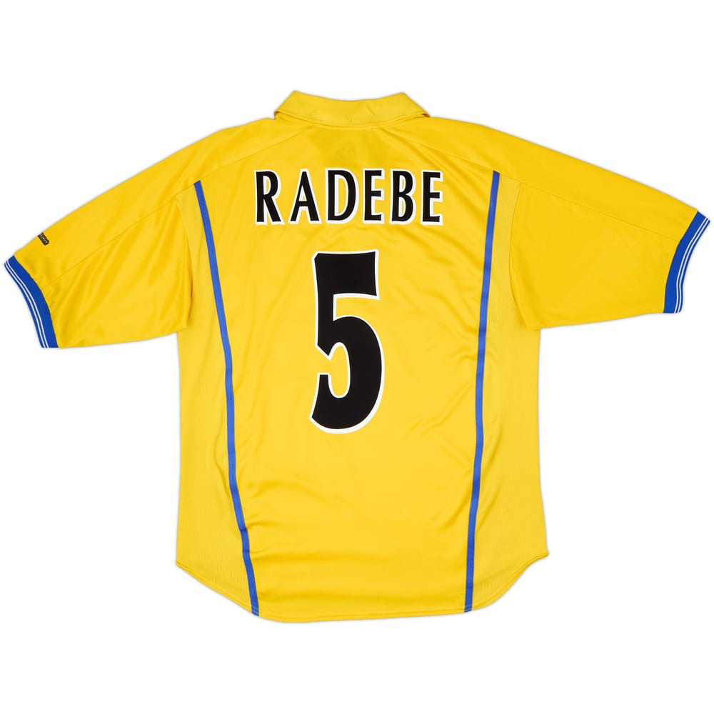 2000-02 Leeds United Away Shirt Radebe #5 - 6/10 - (S)