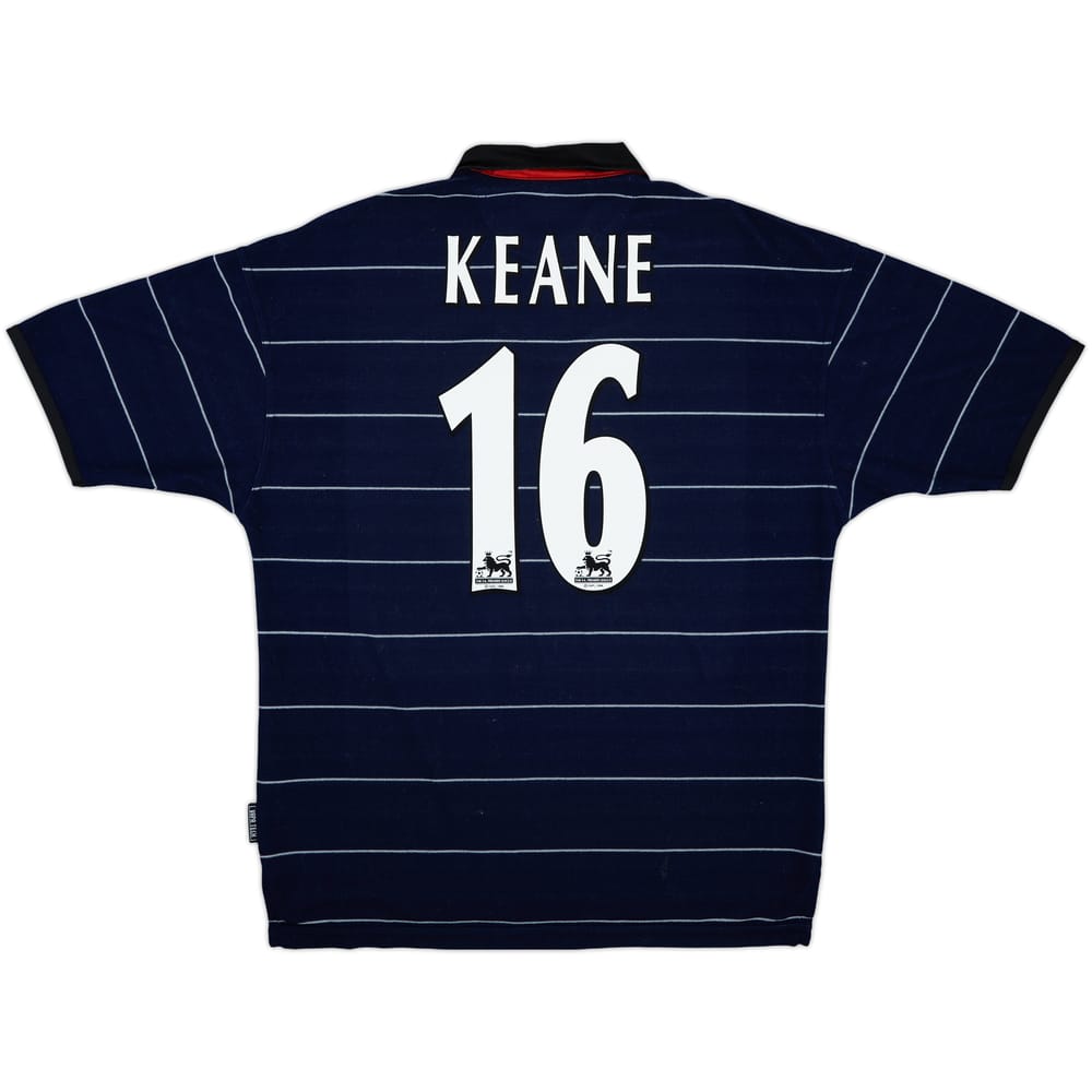 1999-00 Manchester United Away Shirt Keane #16 - 10/10 - (L)