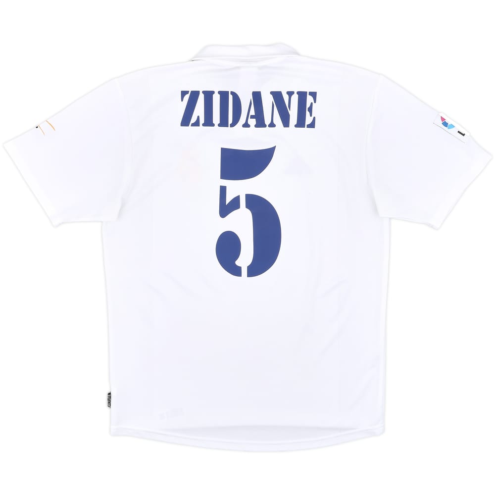 2001 Real Madrid Home Shirt Zidane #5 - 7/10 - (M)