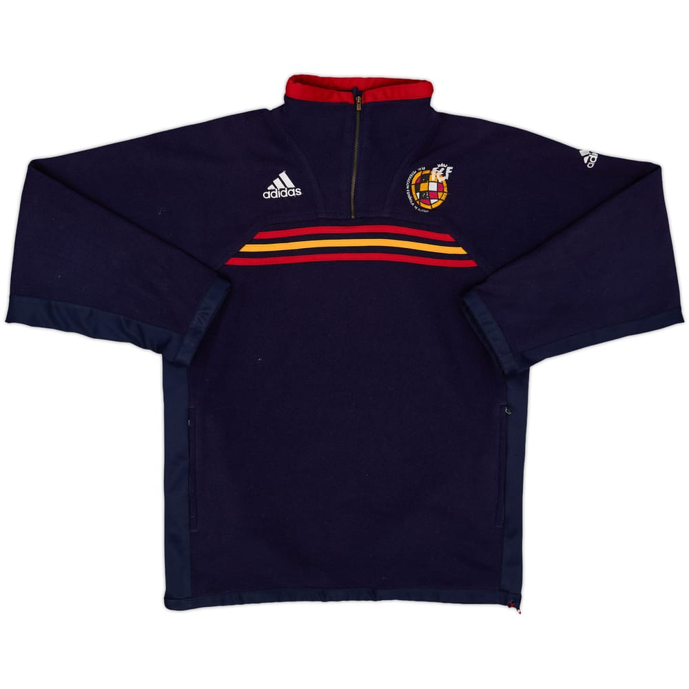 1998-00 Spain adidas 1/4 Zip Fleece Top - 8/10 - (L)