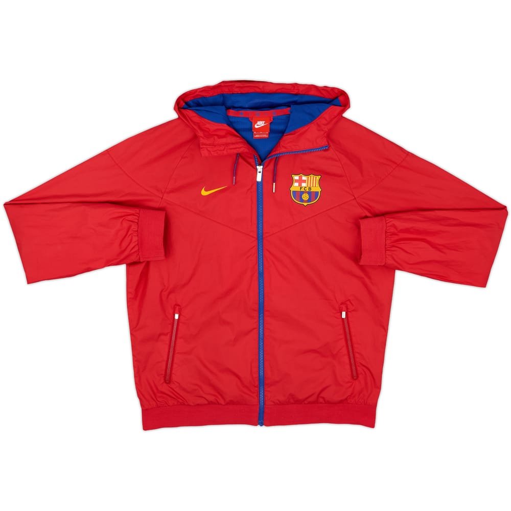 2016-17 Barcelona Nike Hooded Track Jacket - 8/10 - (M)