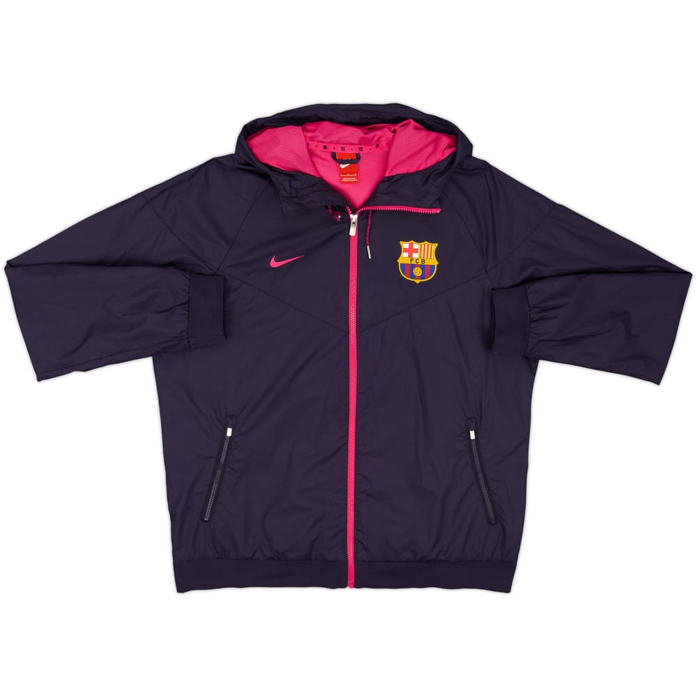 2016-17 Barcelona Nike Hooded Track Jacket - 6/10 - (L)