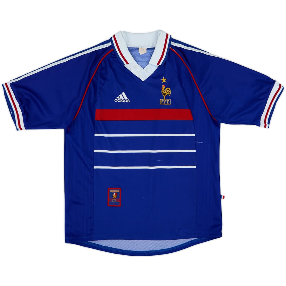 1998-00 France Home Shirt - 7/10 - (M)