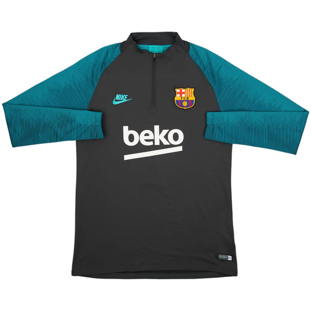 2019-20 Barcelona Nike 1/4 Zip Drill Top - 8/10 - (M)