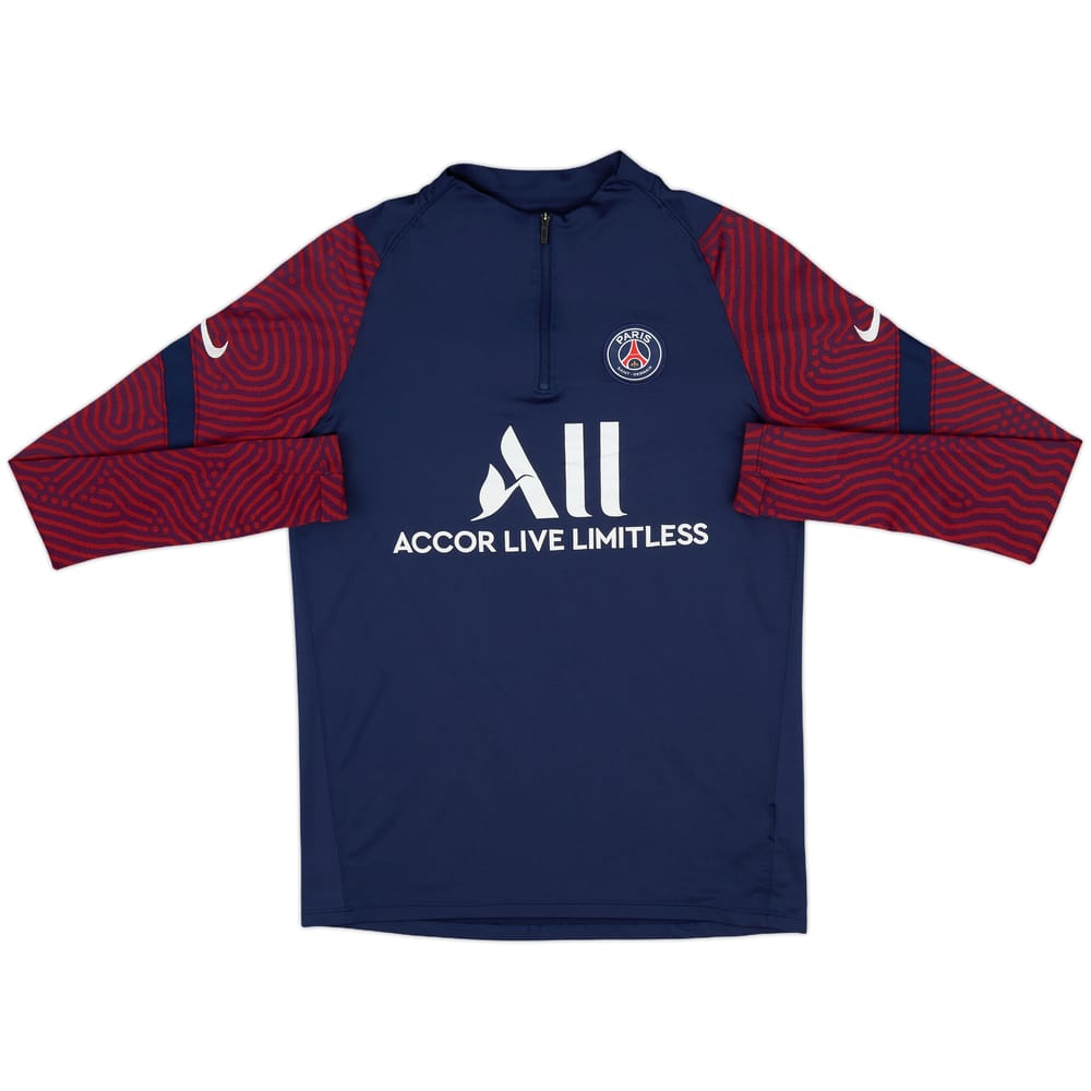 2020-21 Paris Saint-Germain Nike 1/4 Zip Training Top - 7/10 - (M)