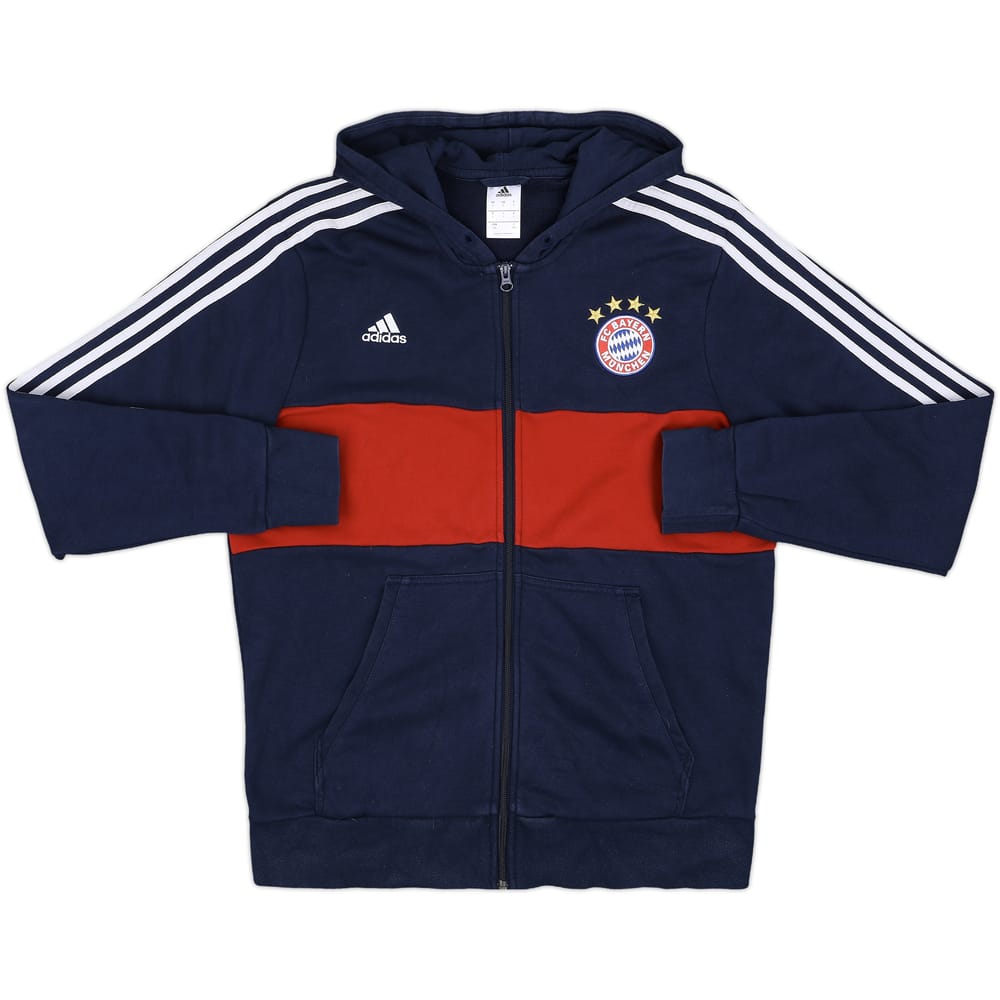 2017-18 Bayern Munich adidas Hooded Track Jacket - 8/10 - (L)