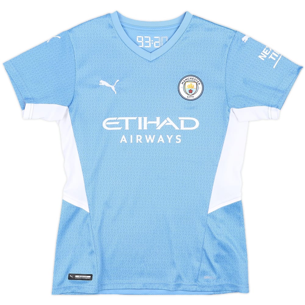 2020-21 Manchester City Home Shirt - 9/10 - (Women's S)