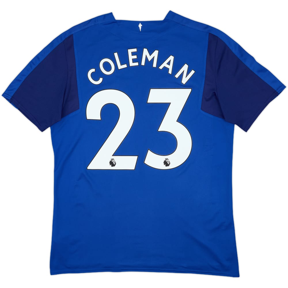 2017-18 Everton Home Shirt Coleman #23 - 8/10 - (L)
