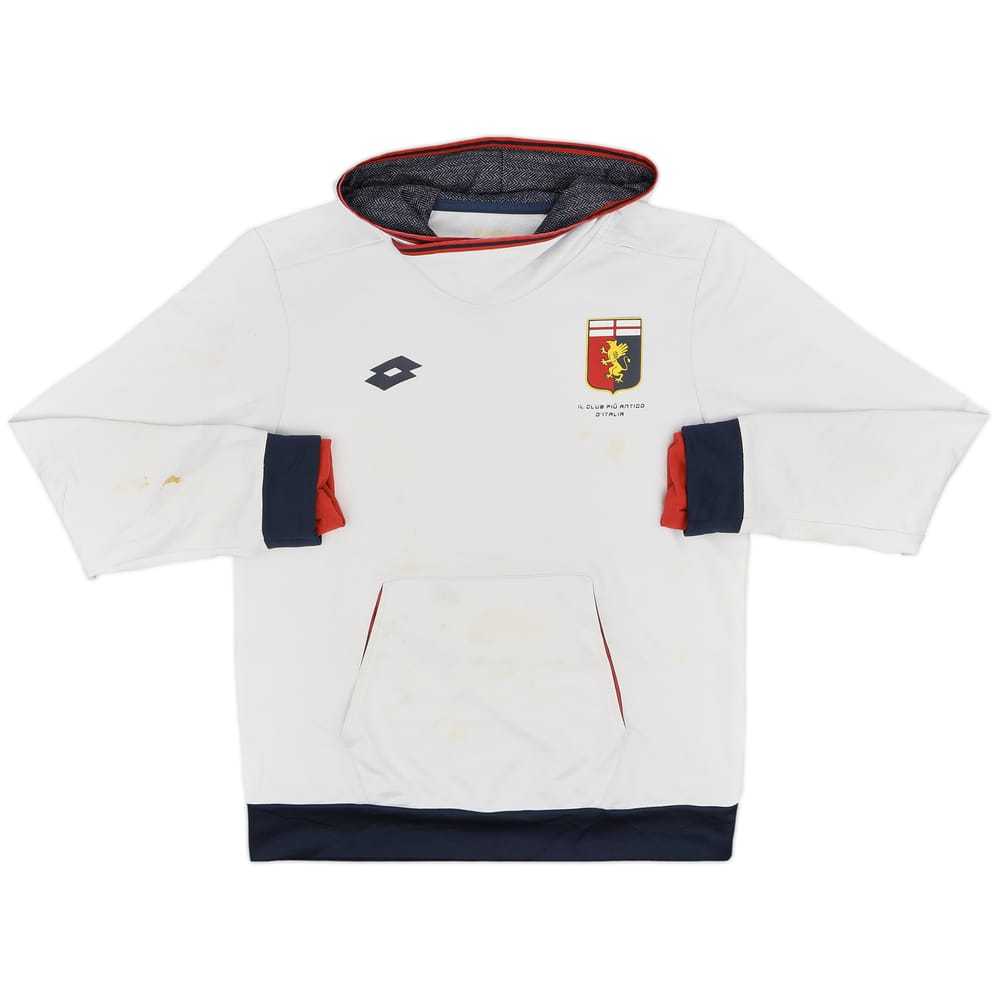 2016-17 Genoa Lotto Hooded Sweat Top - 4/10 - (XL)