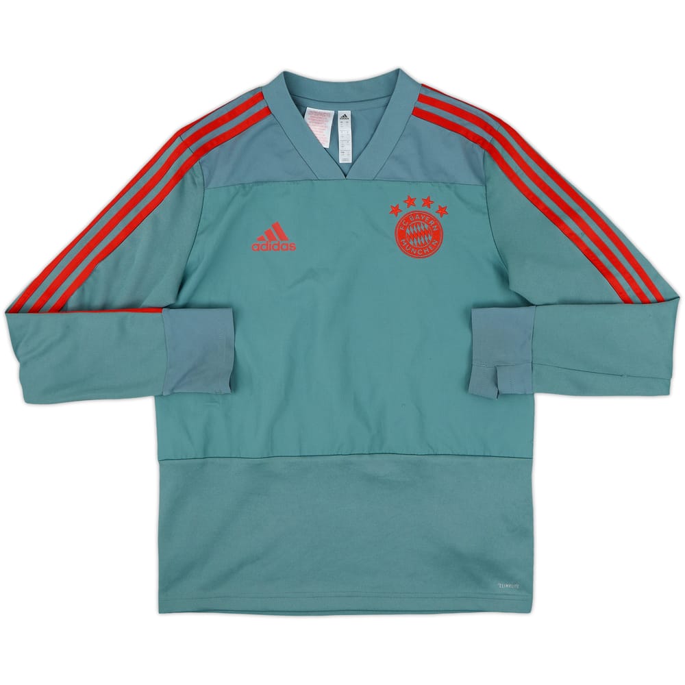 2018-19 Bayern Munich adidas Drill Top - 8/10 - (L.Boys)