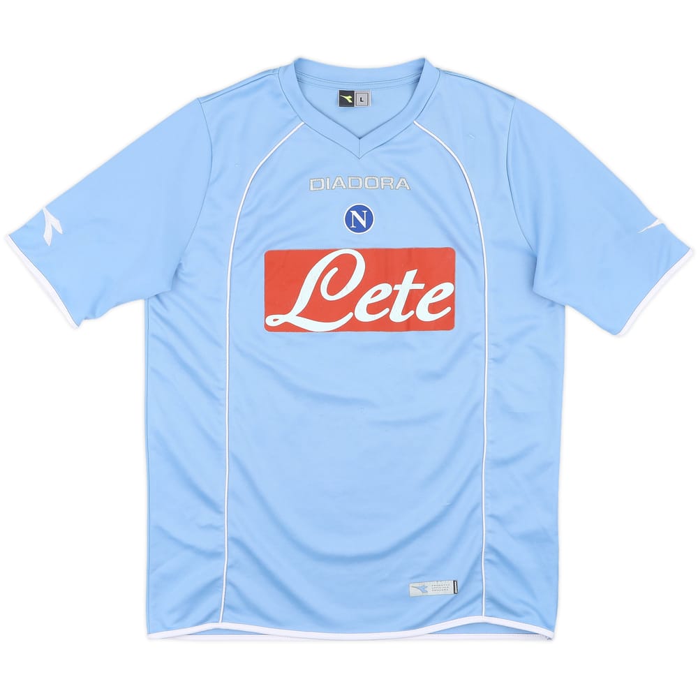2006-07 Napoli Home Shirt - 7/10 - (L)