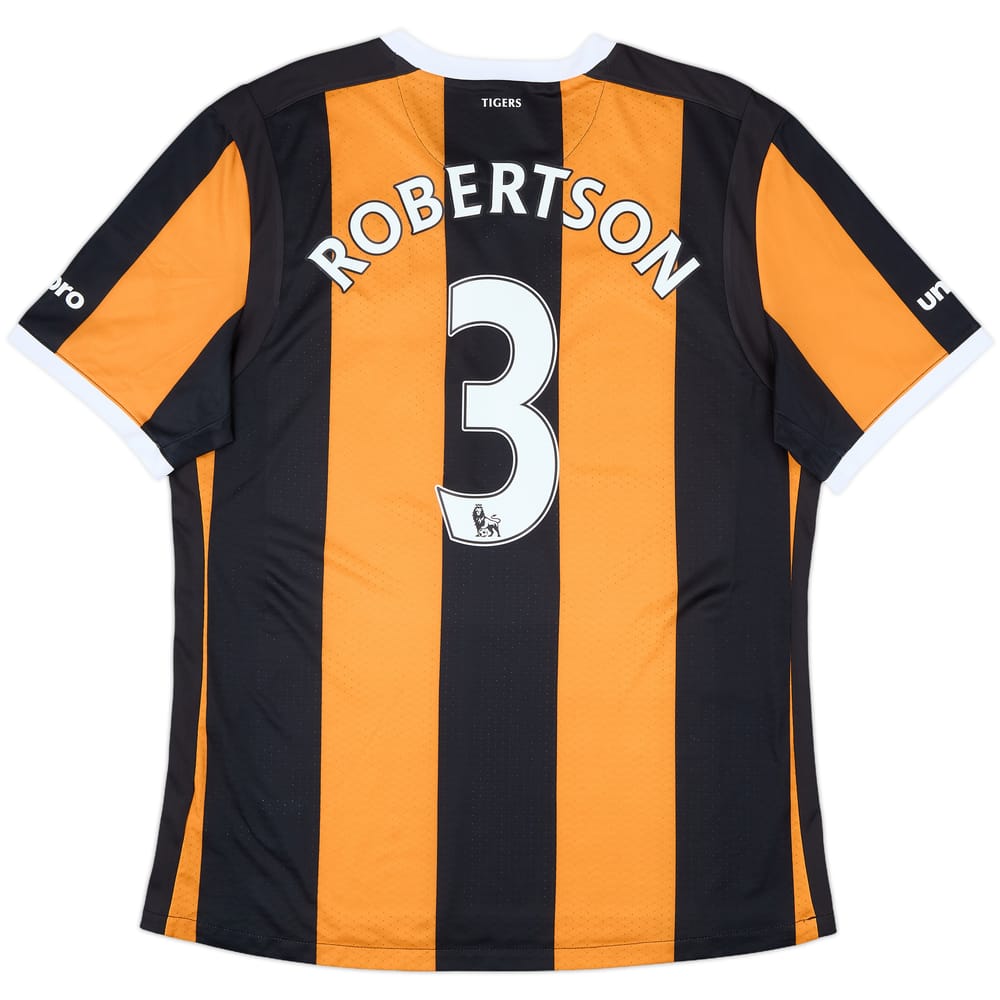 2016-17 Hull City Home Shirt Robertson #3 - 9/10 - (XL)