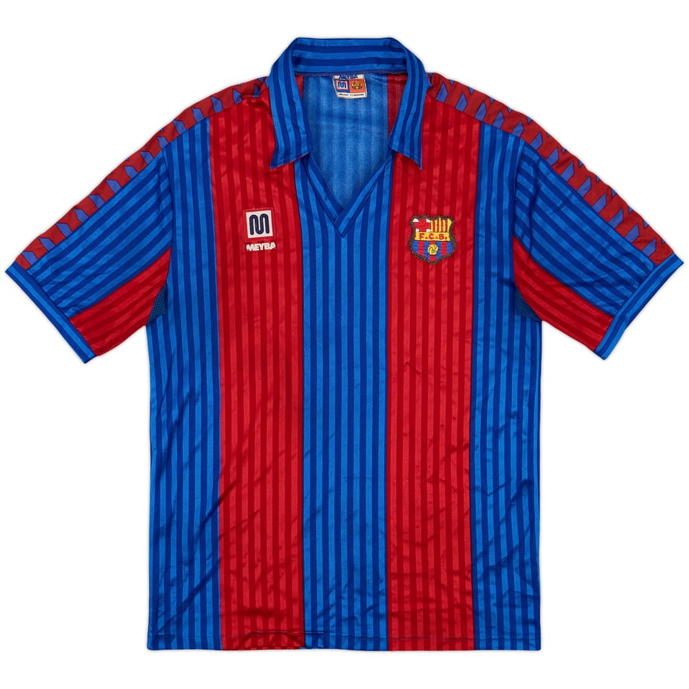 1989-92 Barcelona Home Shirt - 8/10 - (L)