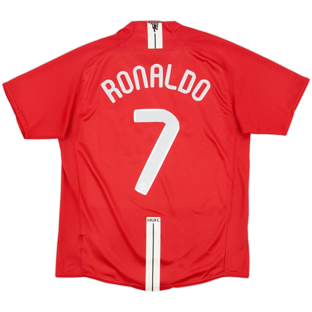 2007-09 Manchester United Home Shirt Ronaldo #7 - 6/10 - (L)
