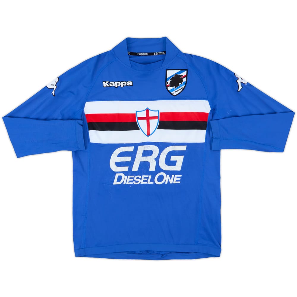 2005-07 Sampdoria Home L/S Shirt - 4/10 - (S)