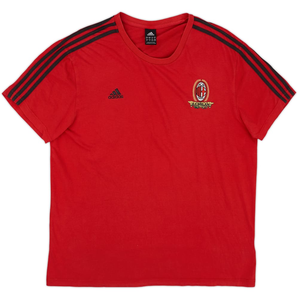 2008-09 AC Milan adidas Cotton Tee - 10/10 - (XL)