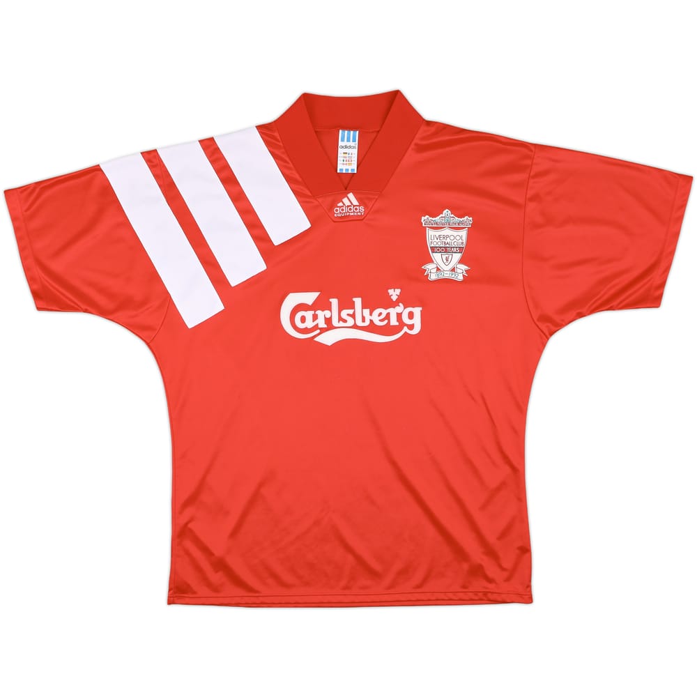 1992-93 Liverpool Centenary Home Shirt - 7/10 - (XL)