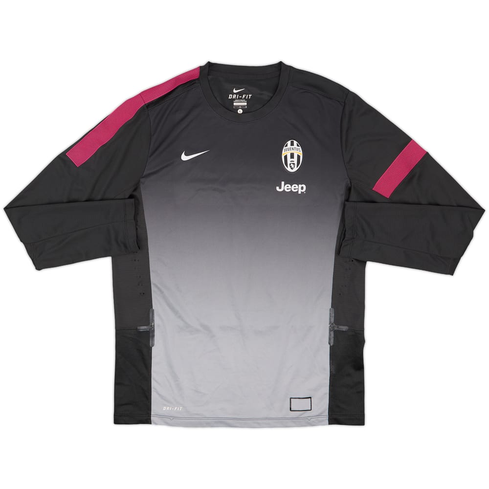 2013-14 Juventus Nike Player Issue Training L/S Shirt - 7/10 - (L)