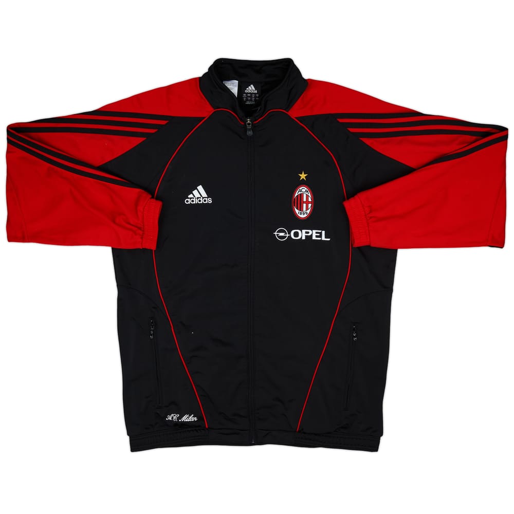 2005-06 AC Milan adidas Track Jacket - 8/10 - (L)