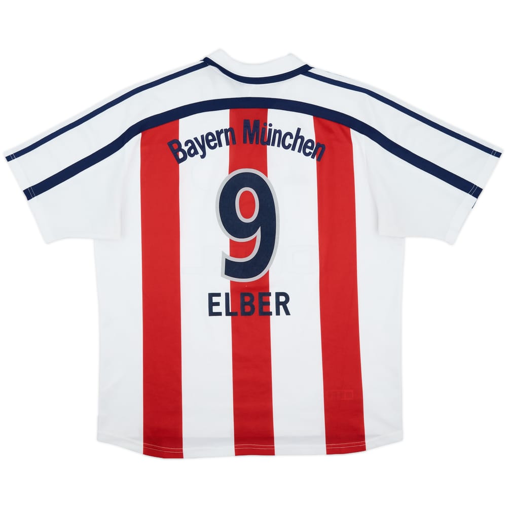 2000-01 Bayern Munich Away Shirt Elber #9 - 7/10 - (XL)