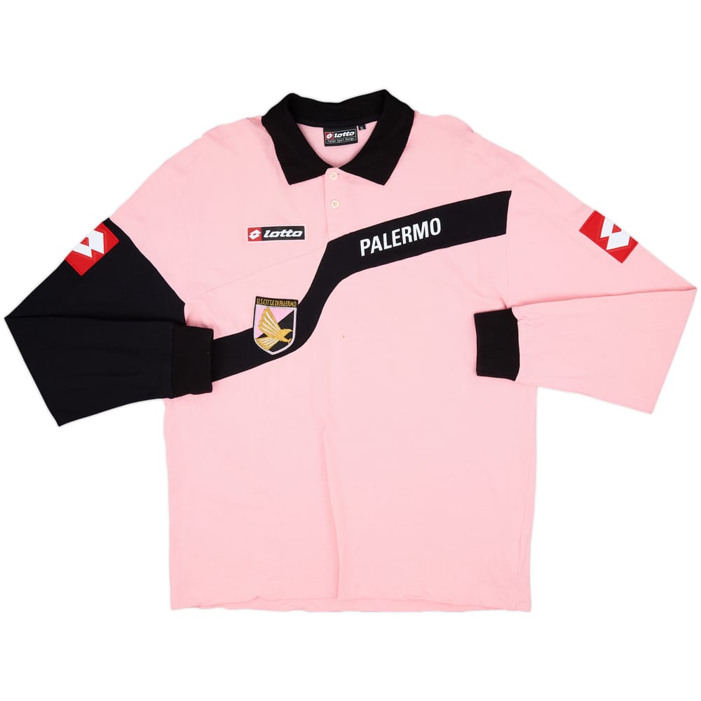 2007-08 Palermo Lotto Polo L/S Shirt - 8/10 - (XL)